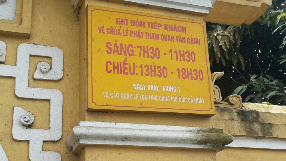 The pagoda welcomes visitors daily with full-day access even on major holidays and lunar days